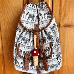 Mushroom lipstick holder Crochet Handmade